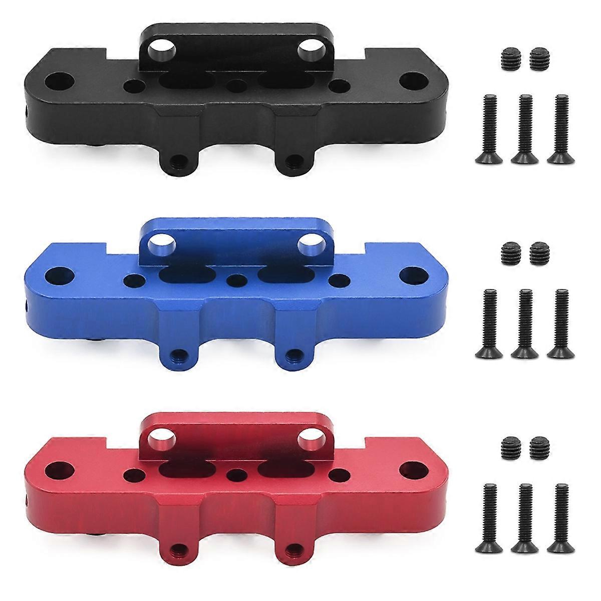RC Car Upgrade Front Bumper Arm Code Kit for 1/8 Red