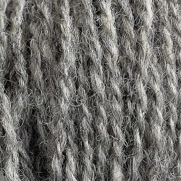 2-tråds ullgarn Mørkegrå - Laget i Sverige