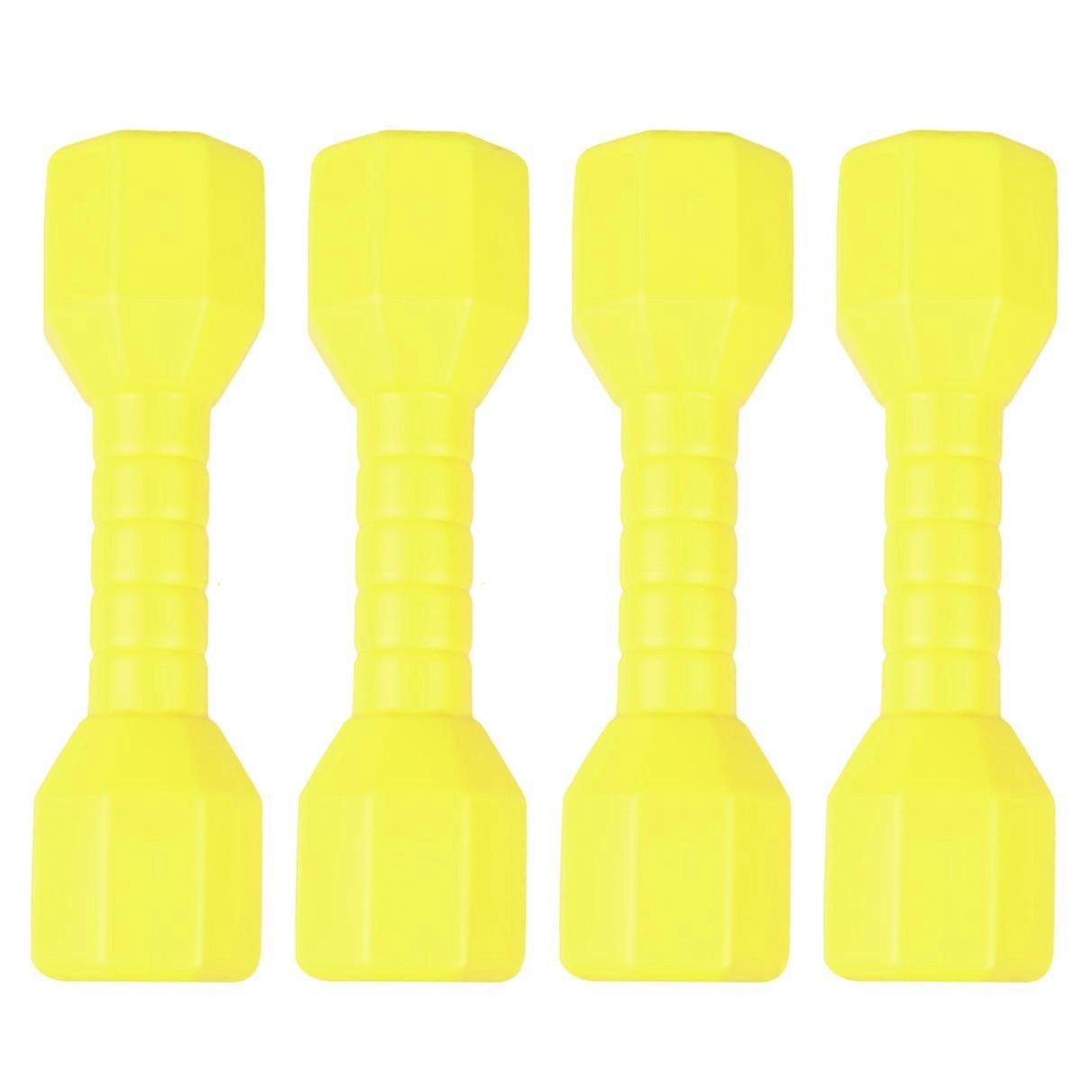 Exercise Dumbbells Plastic Children Octagonal Dumbbells for Performance 4Pcs
