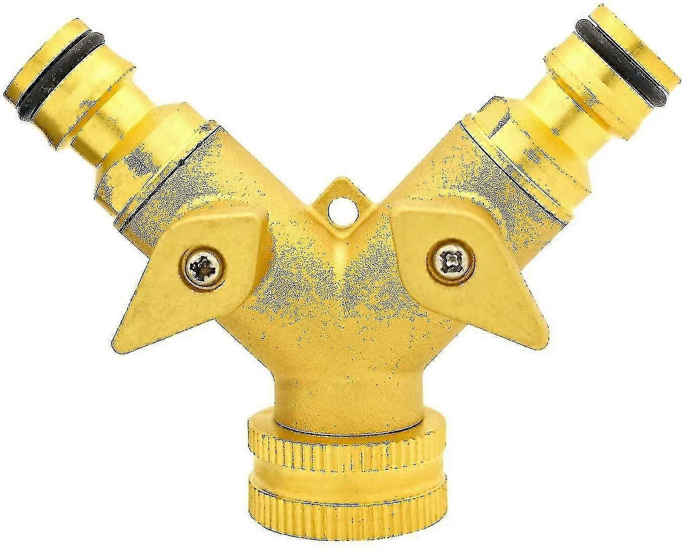3/4 Brass 2 Way Shut Off Coupling With Valve