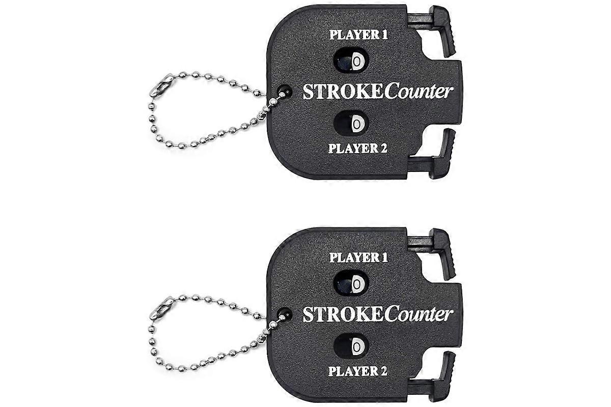 2PCS Golf Score Indicator 2 Player Stroke Counter Golf Handy Count Shot