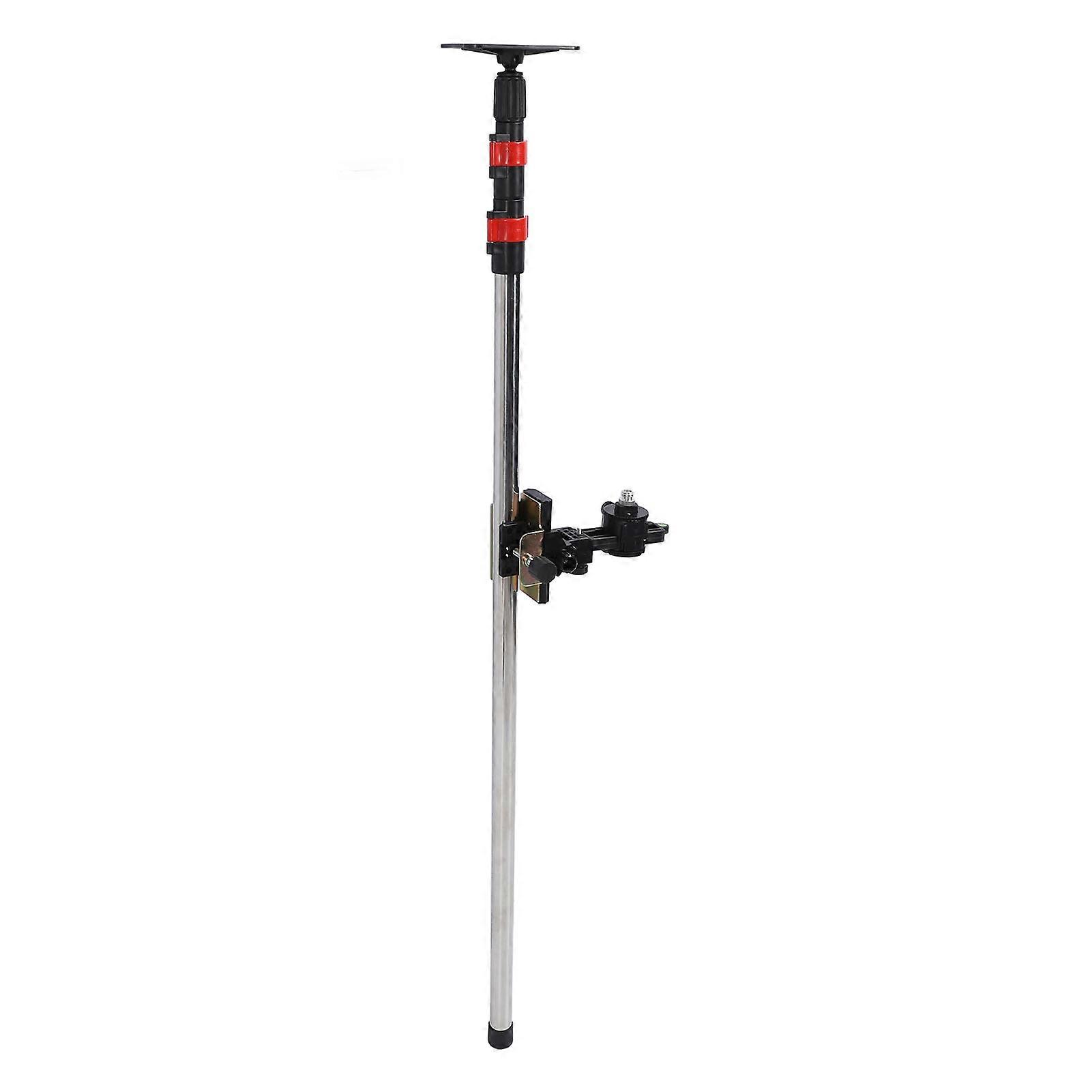 9.84FT Stainless Steel Telescopic Level Pole with Stabilizer Plate