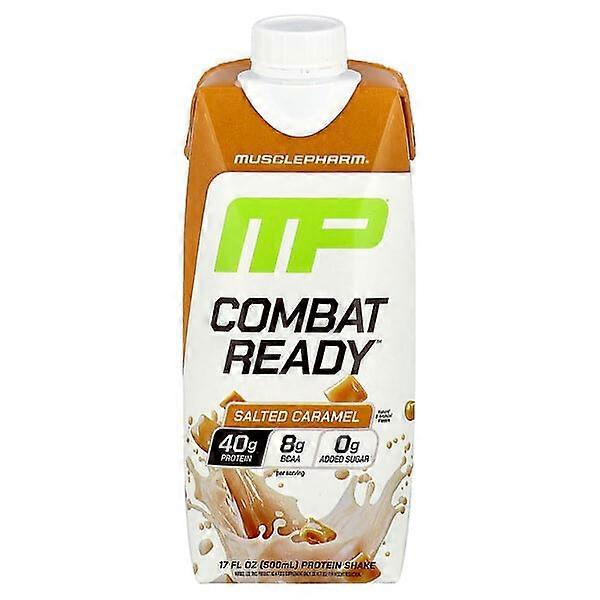 MusclePharm, Combat ReadyÃÂÃÂ¢ÃÂÃÂÃÂÃÂ¢ Protein Shake, Salted Caramel, 17 fl oz (500 ml)