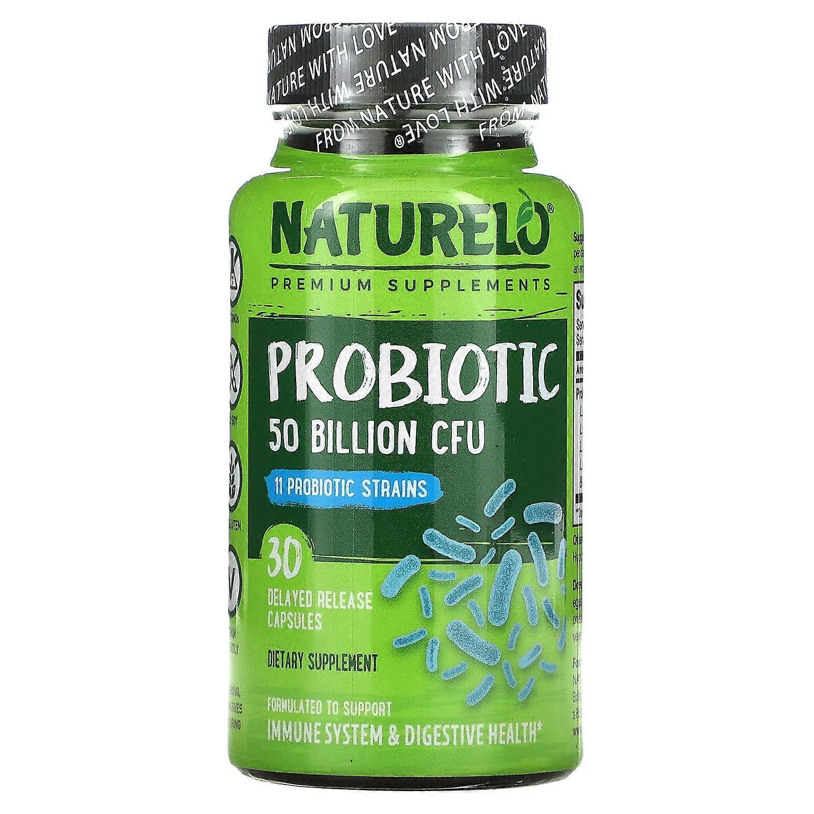Probiotic, 50 Billion CFU, 30 Delayed Release Capsules