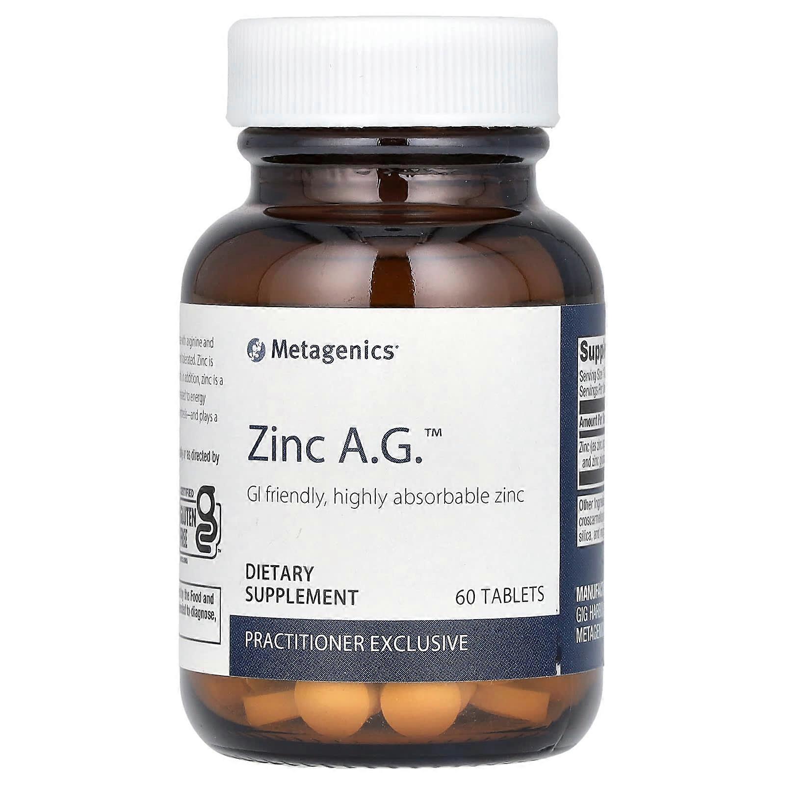 Zinc A.G., 60 Tablets