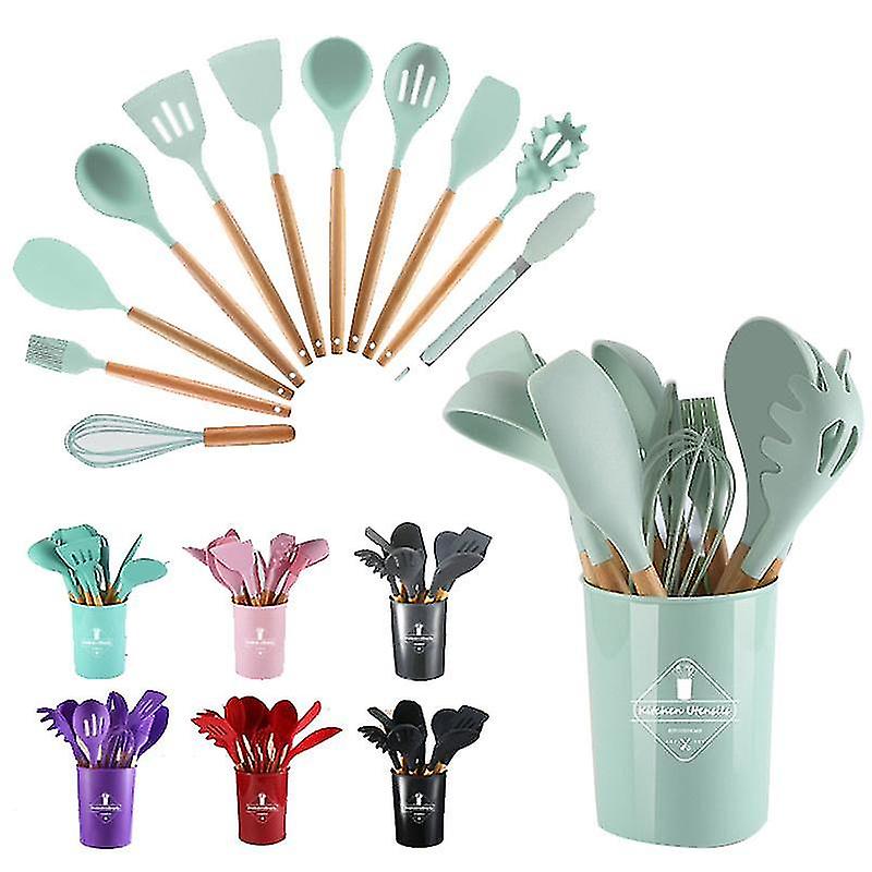 Kitchenware Cooking Utensils Set Silicone Non-stick Spoon Kitchen Tools
