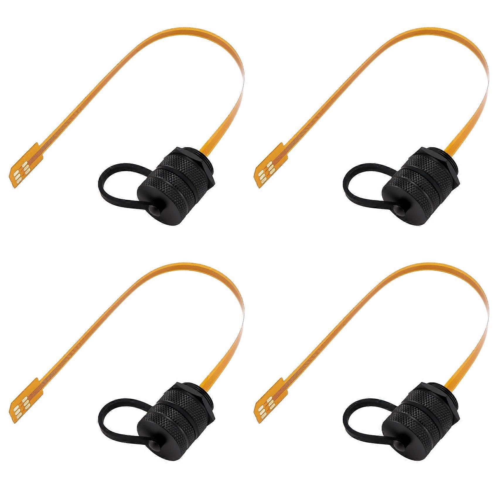 4X Waterproof Micro-SIM Extension Cable IP67 Micro-Sim Panel Mount Extension Cable