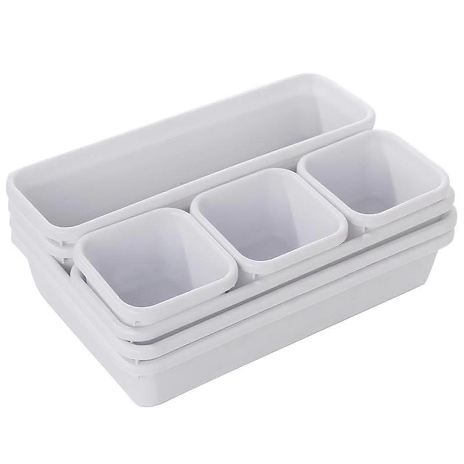 Drawer Organizer Trays Multifunctional Storage Box Durable Container For Kitchen Bedroom Bathroom