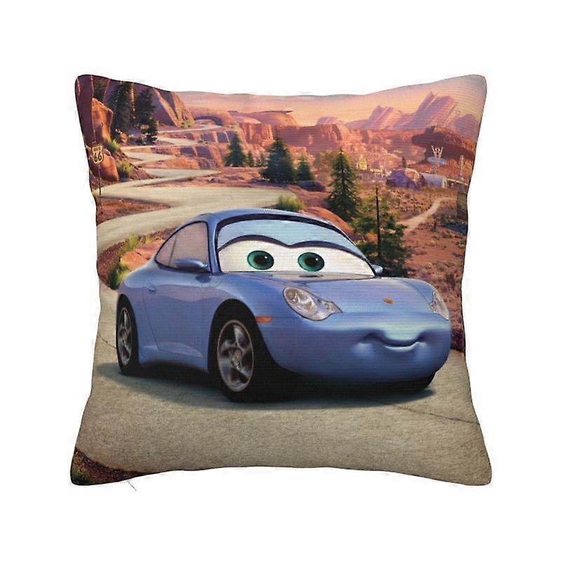 c270高級漫画ピクサー車のクッションカバー45 * 45 cmリビングルーム寝具ソファ枕カバーkjs270用ポリエステルスロー枕カバー