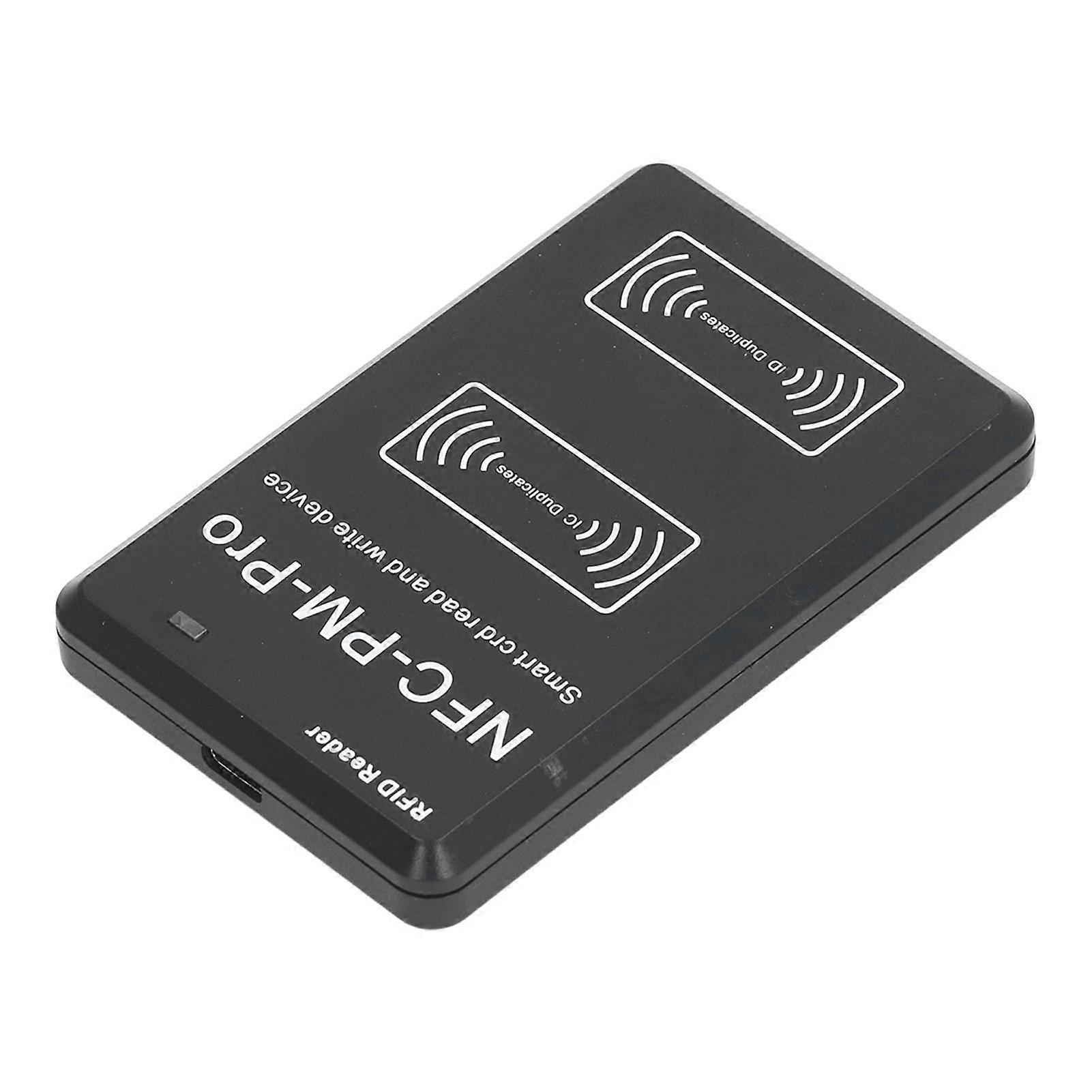 NFC Card Copier IC Card Reader ID Key Writer 125KHz‑13.56MHz with 5pcs T5577 Key 5pcs UID Key 