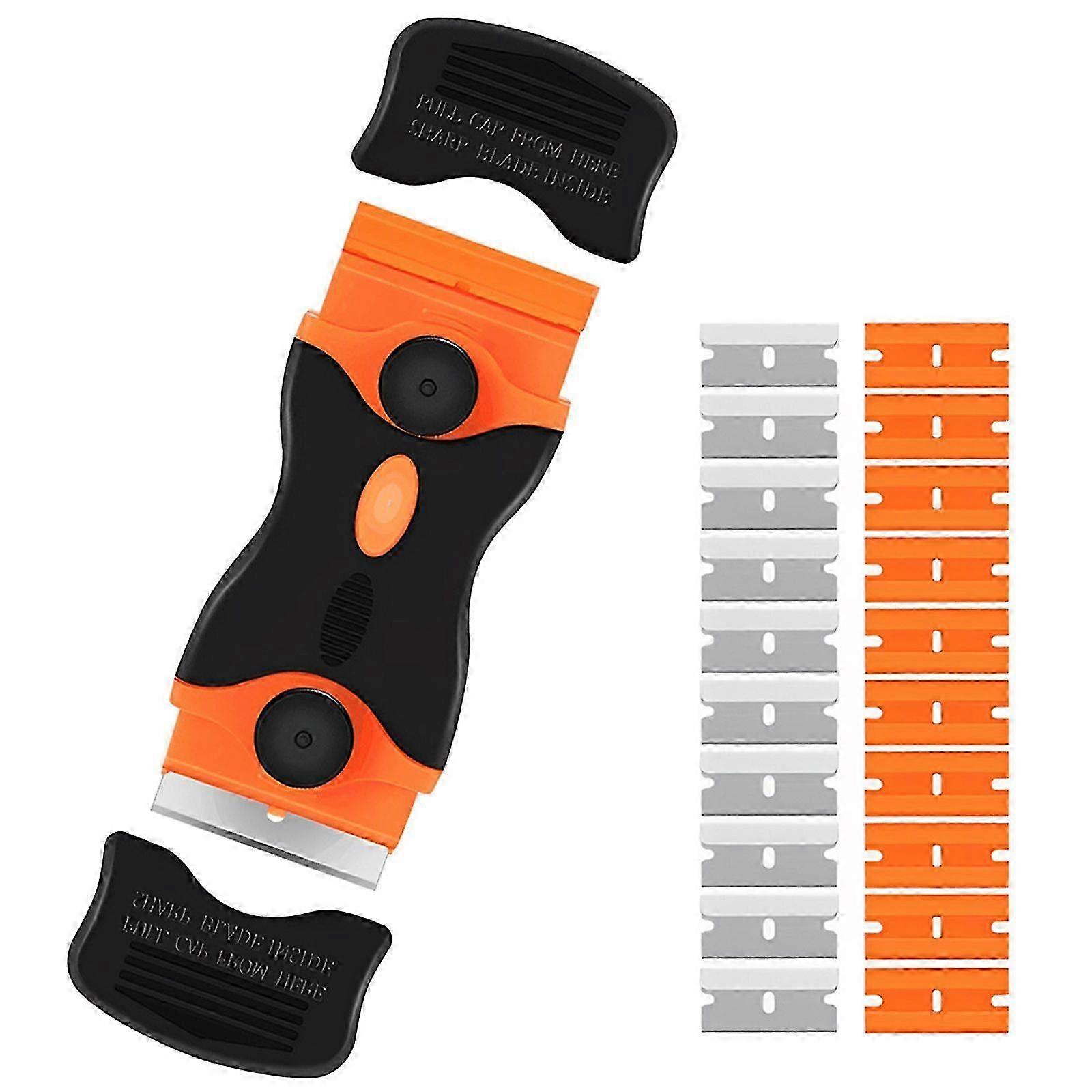 25-26 Scrapers Plastic Razor Blade Paint Glue Remove Adhesive Scraper