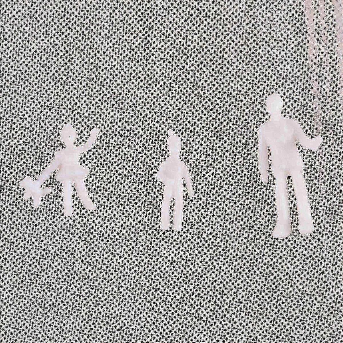 100pcs Ho Scale 1:100 White People Unpainted Train Figures TY