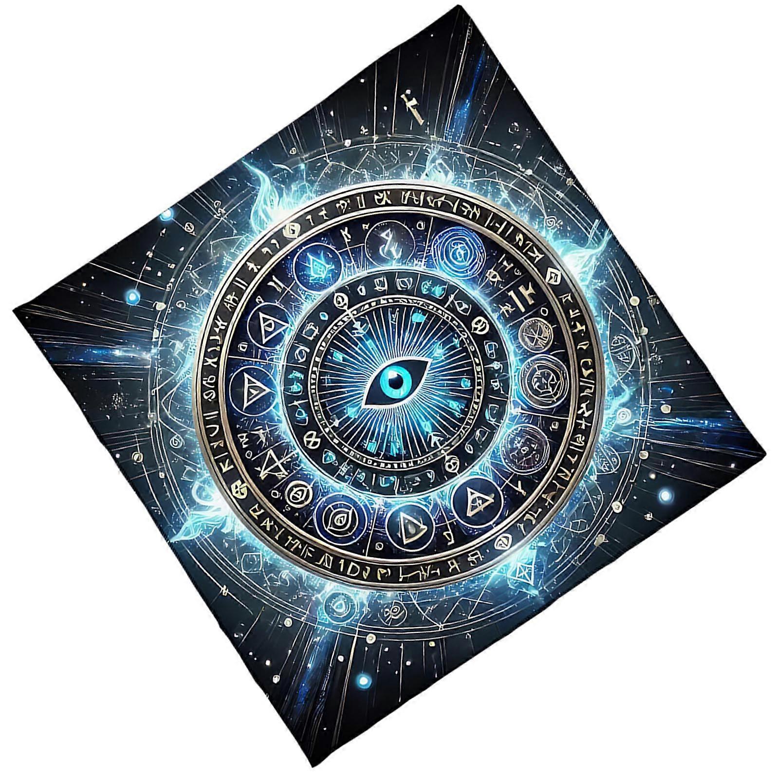 Practical Foldable Tarots Cloth Easy to Clean Velvets Divination Mat Fabric Texture Suitable for Spiritual Practices  75x75cm