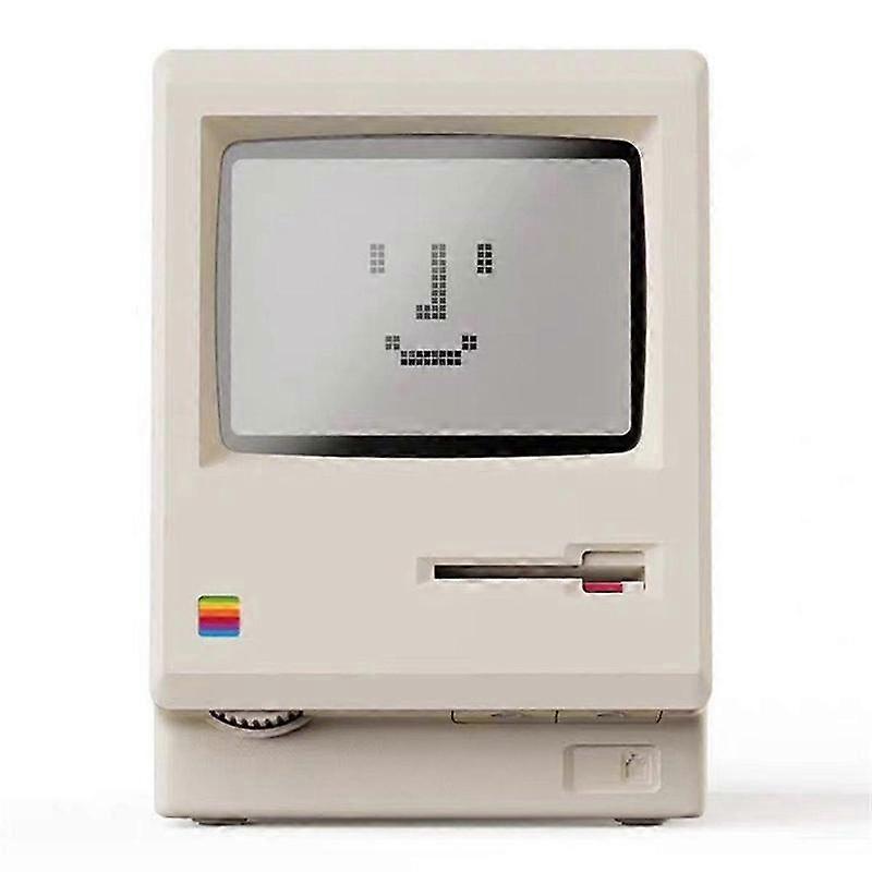 New Maclock Retro Clock Creativity Alarm Clock Student Specific Wake Up Artifact Desktop Decor Computer Keyboard