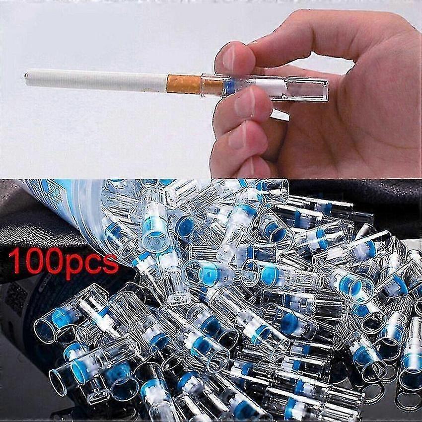 Disposable Cigarette Filter 100/200x Reduce Tar Smoking Clean