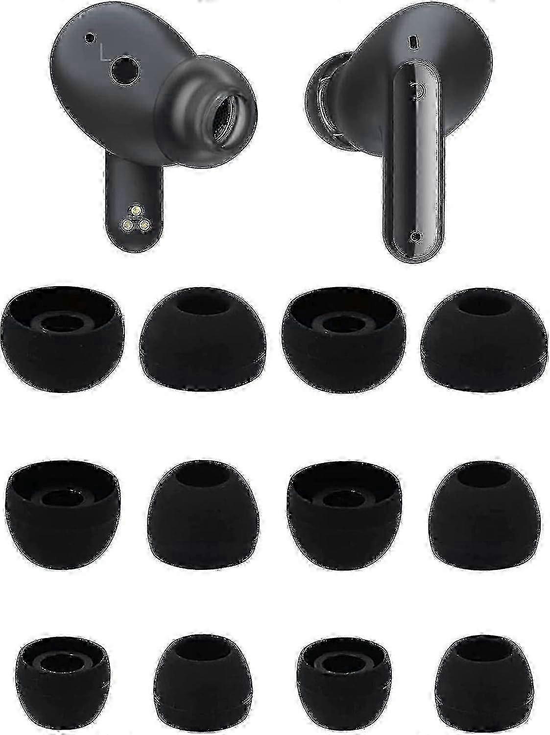 Ear Tips Compatible With Lg Tone Free Fp9 6 Pairs S/m/l Sizes Replacement Soft Silicone Earbuds Tips Eartips Compatible With Lg Tone Free Fp5 Fp8 Fp9