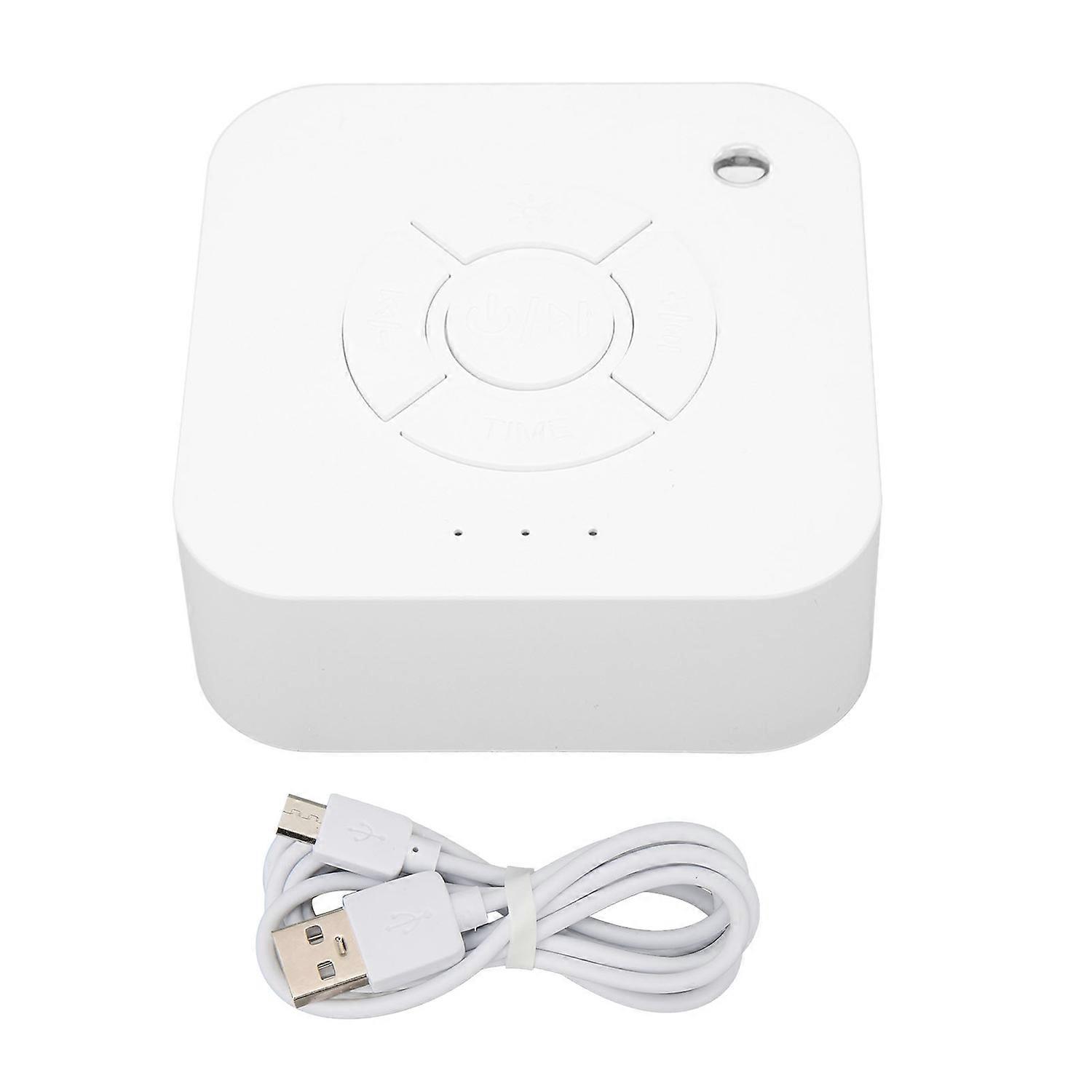 White Noise Machine 9 Songs USB Rechargeable Light Sleep Sound Device for Baby Home Work