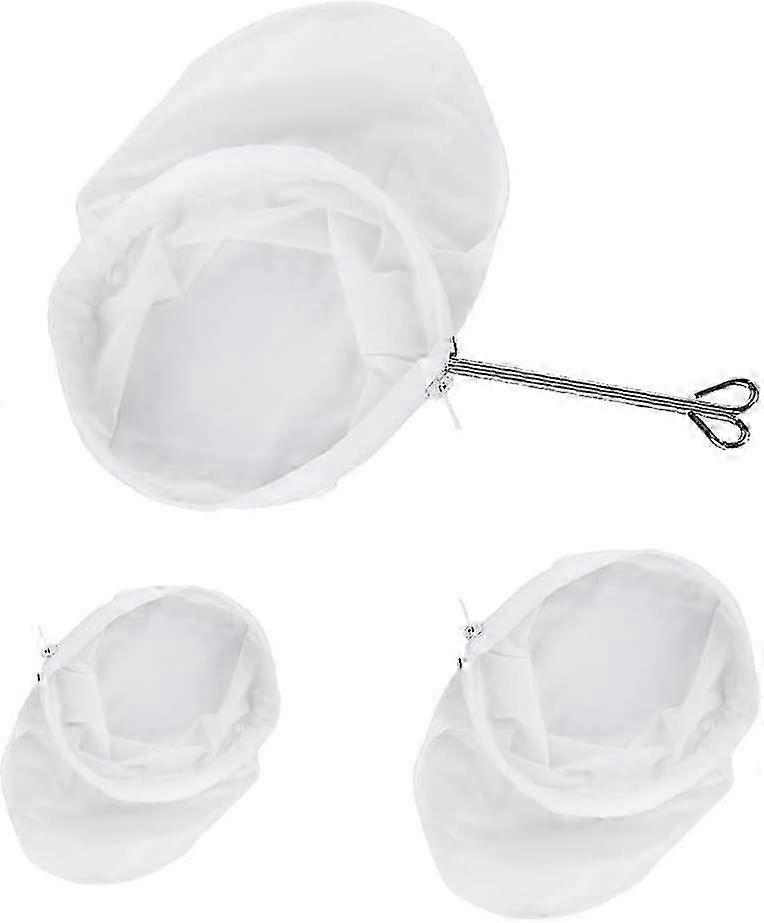 Set of 3 Reusable Coffee Filters and Strainer Cloths