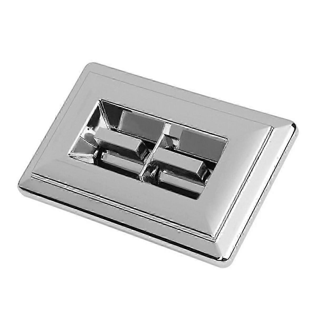 Door Window Switch Driver Side for Pickup Truck Chrome 2 Button