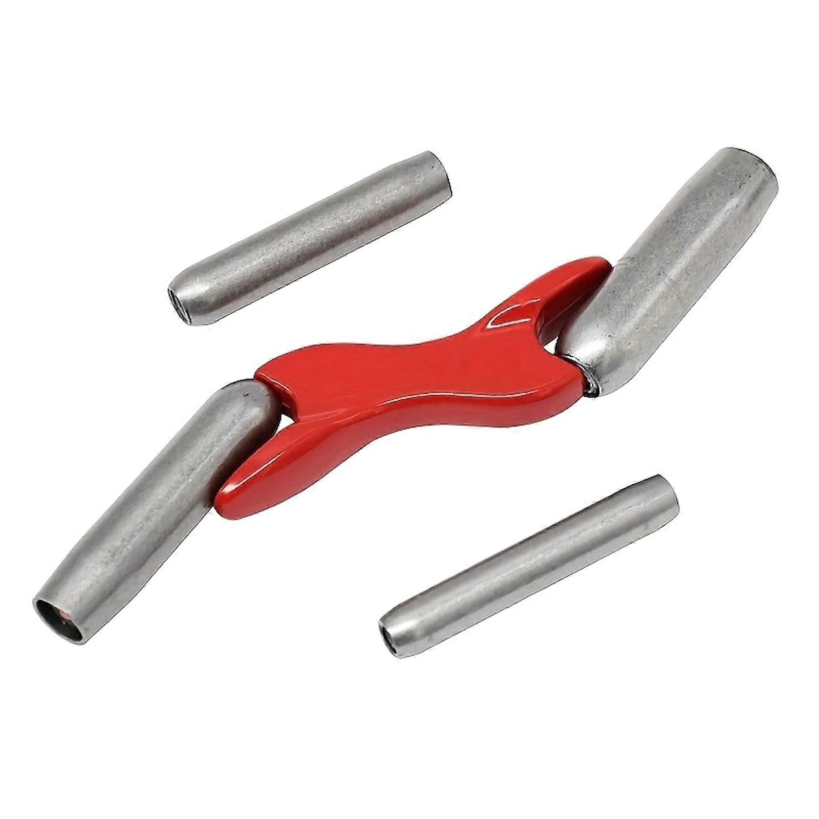 4 Size Grout Finishing Kit Lightweight Stainless Steel Spatula Tool With Ergonomic Finger Grooves For Enhanced Masonry Work Efficiency  Red