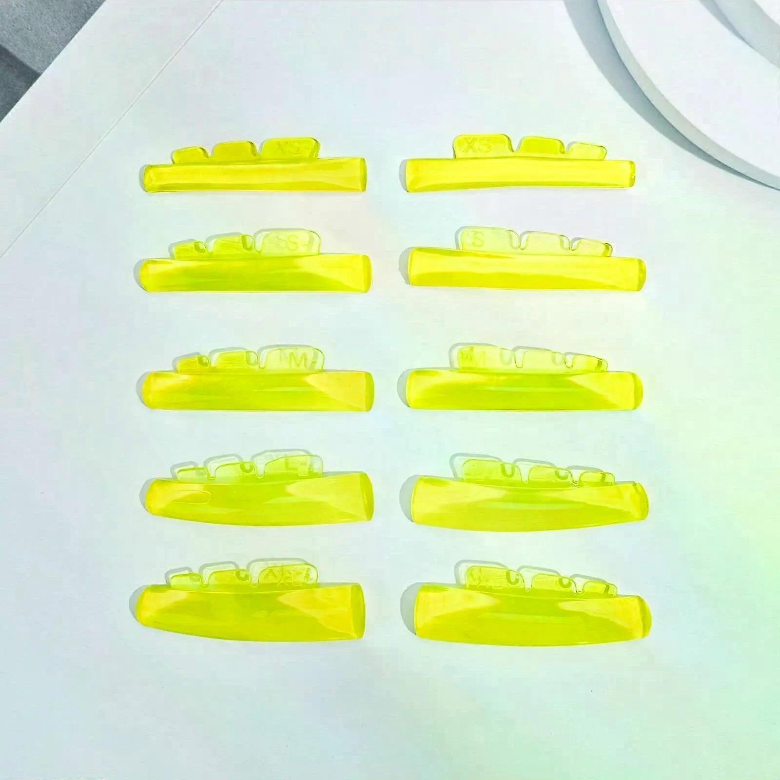 Lash Lift Pads Set of 5 Pairs Silicone Eyelash Perming Curlers Eyelash Lifting Shields Reusable Professional Self-Adhesive Ey