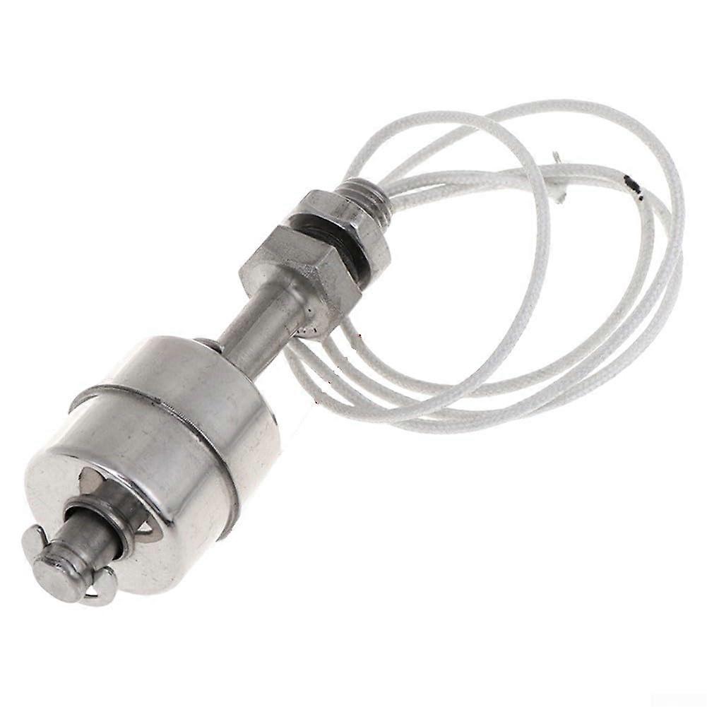 Stainless Steel Water Level Float Switch with Vertical Mount for Tank Control, 65mm Sensor