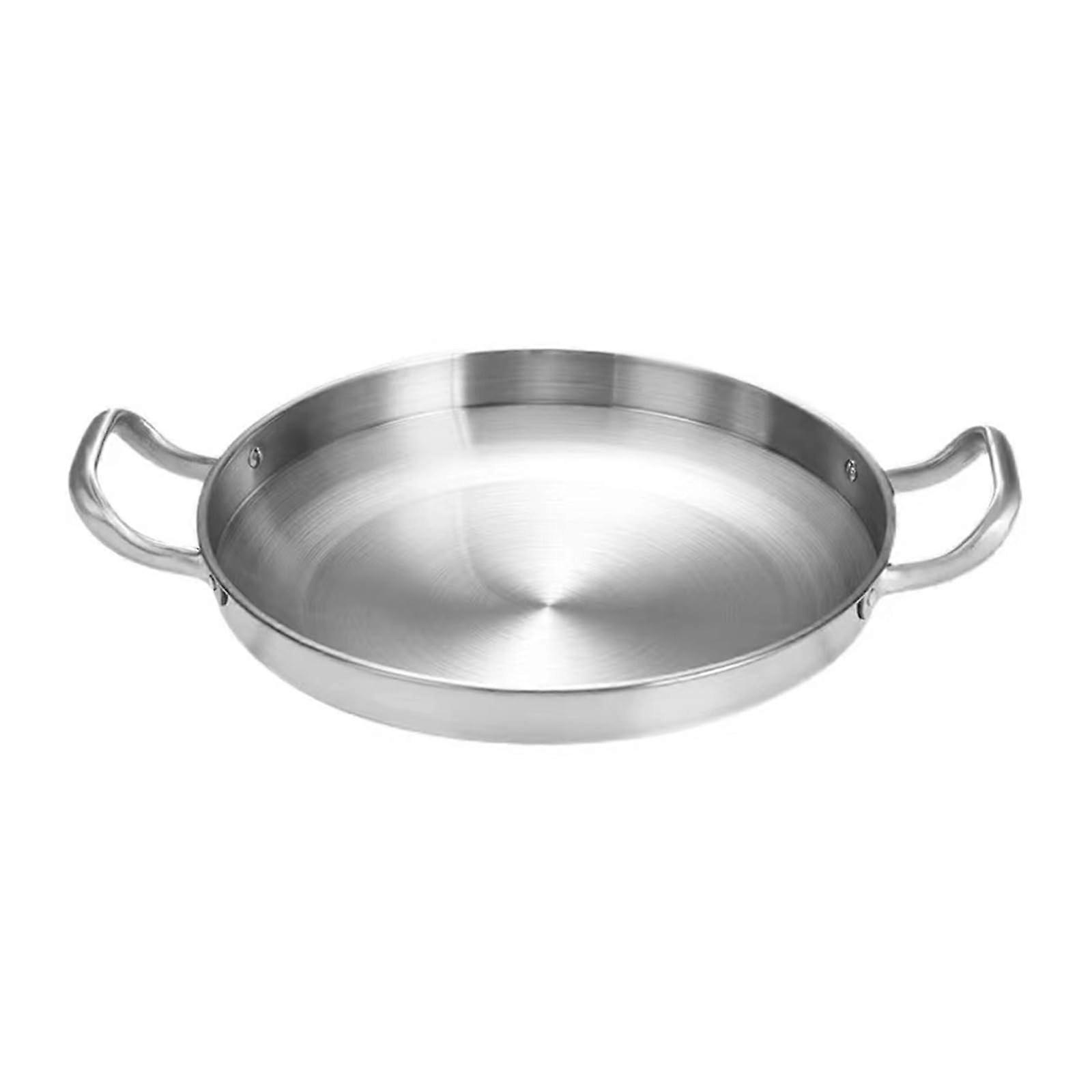 TwoHanded Frying Pan with Uniform Heat Distribution for Versatile Cooking and Even Searing