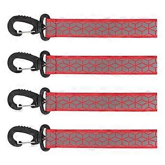 Multifunctional Safety Strap Pendant With High Reflective Surfaces For Cycling Gear Hiking Equipment Night Security  Yellow