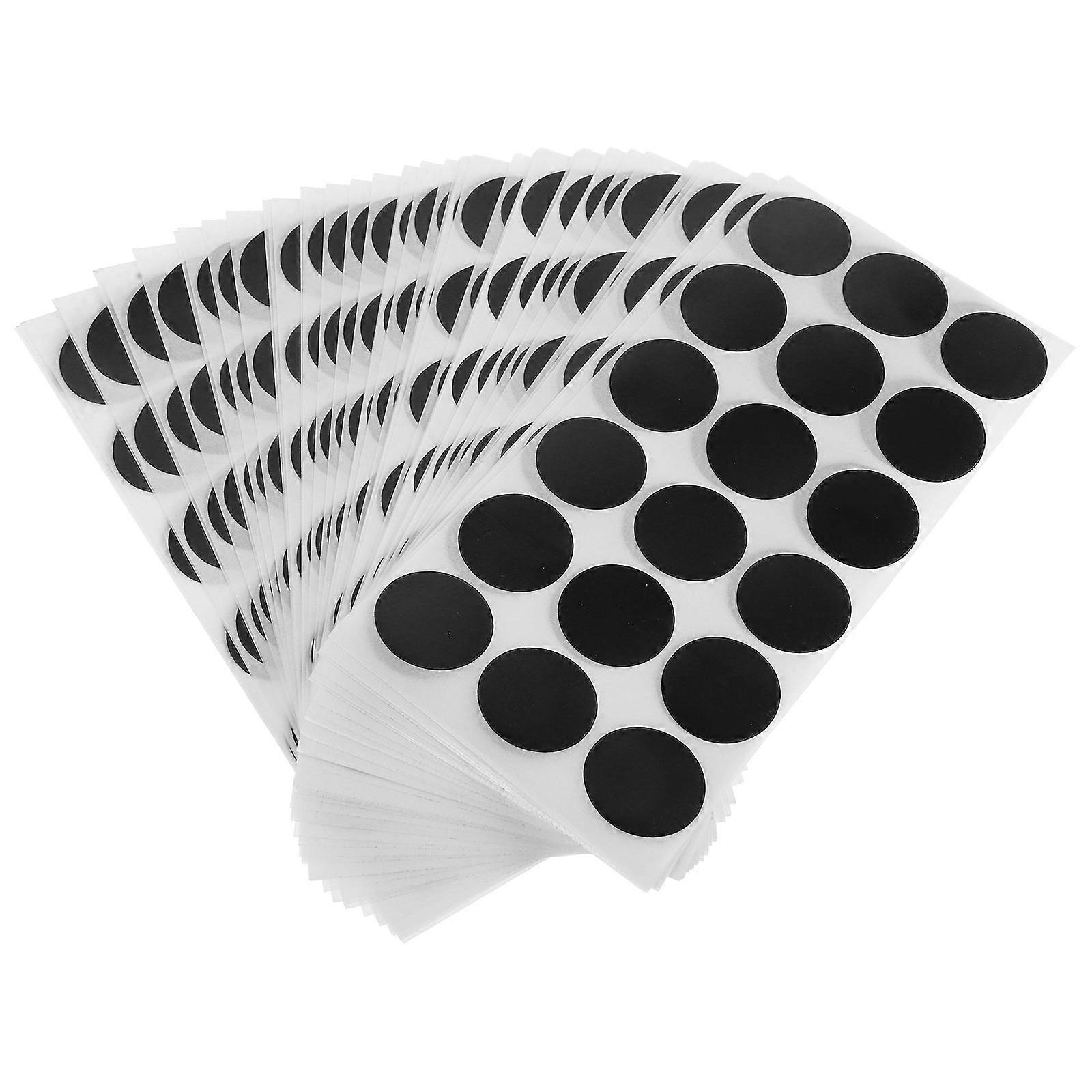 Round Target Pasters Black Paper Stickers for Shooting Use 900Pcs