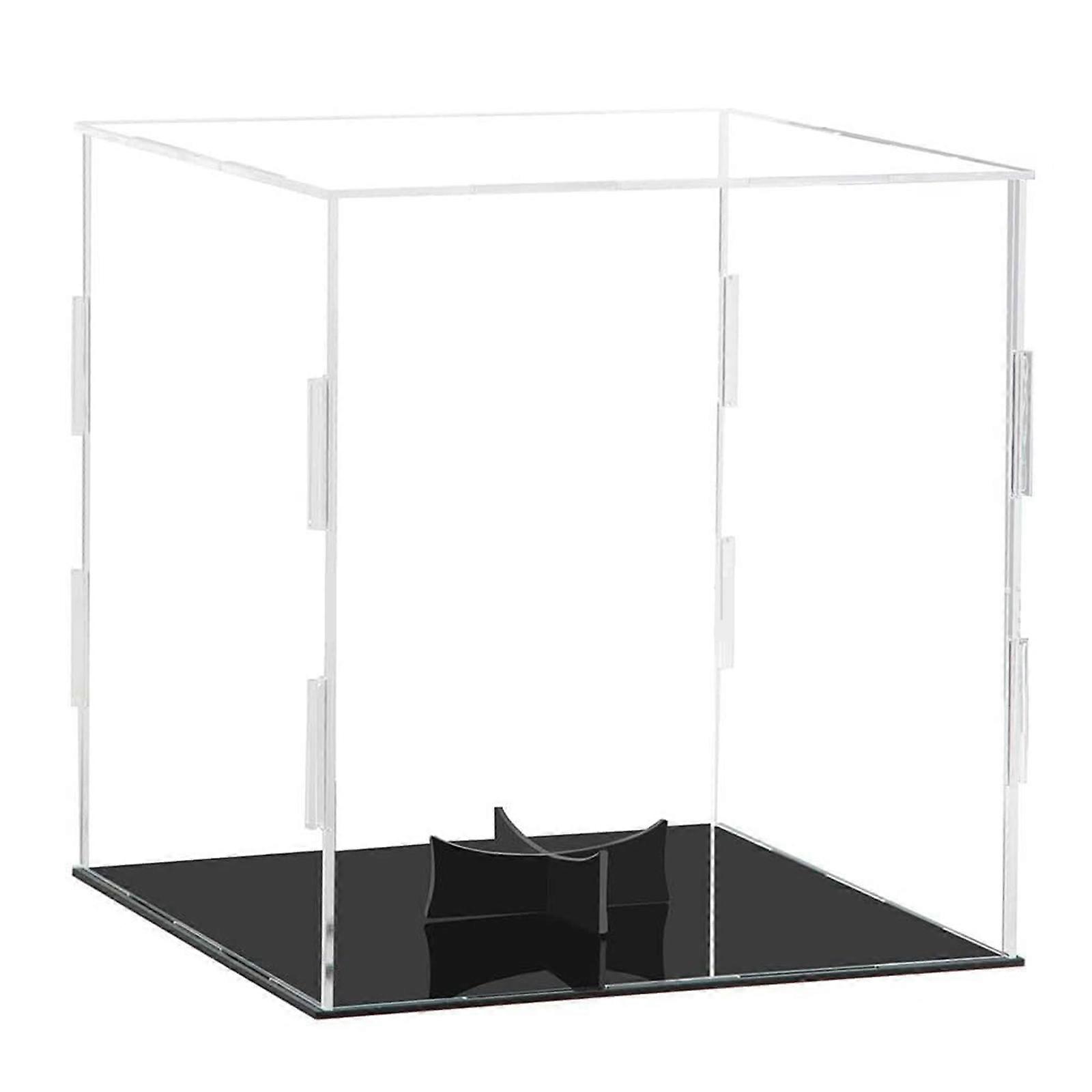 Acrylic Clear Basketball Display Case Soccer Display Stand Box Dustproof Showcases for Figures Toy Collectibles Multicolor