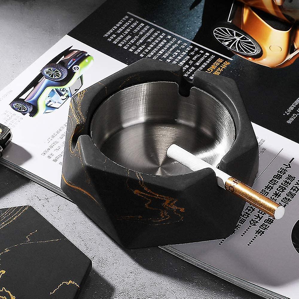 Bling Strass Aschenbecher Mit LED Licht - Tragbarer Aschenbecher Mit Deckel