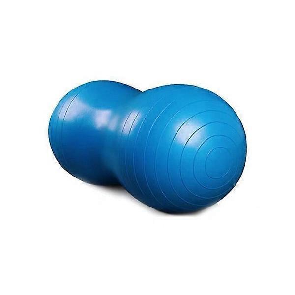 BlueBluePump-Assisted Exercise Ball with Inflatable Shell - Size 65cm x 75cm (Blue)[D] Blue