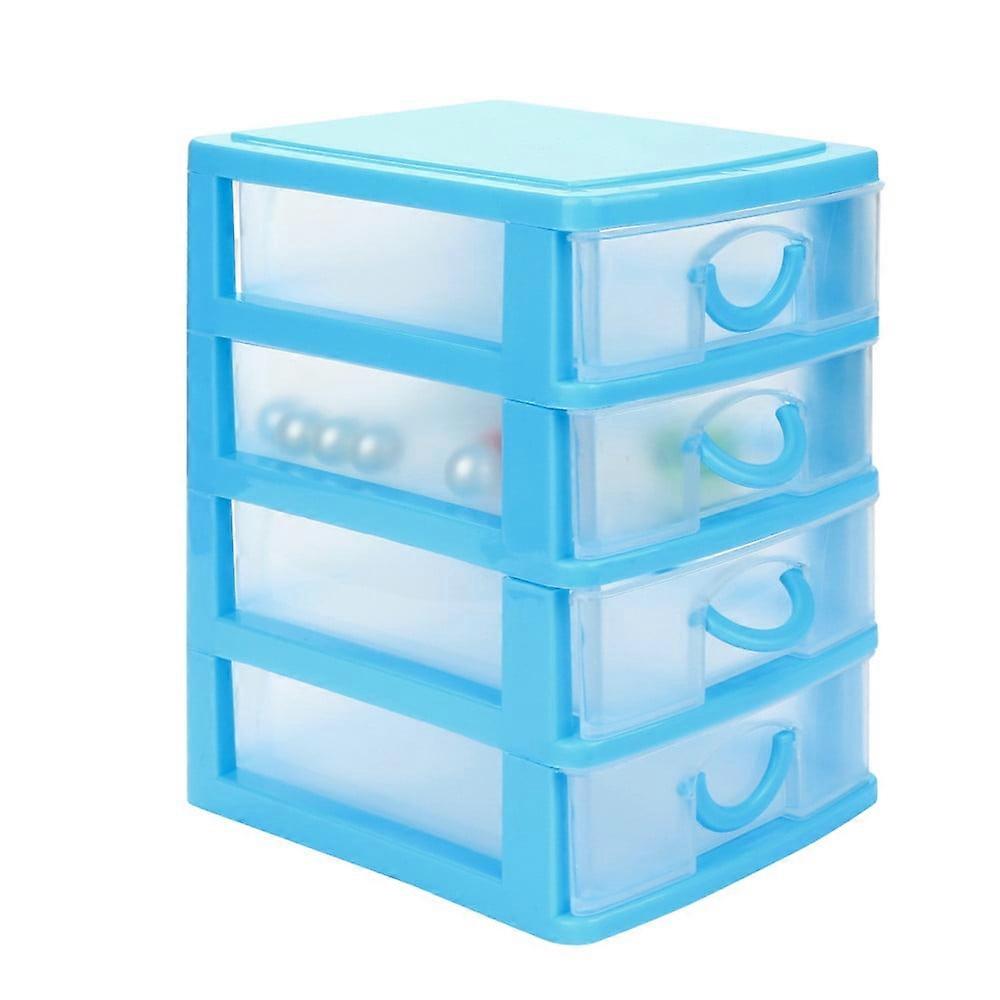 TOFOTL Durable Plastic Drawer Storage Desktop Organizer Plastic Multiple Drawer Organizer Stackable Small Storage Desktop Drawers