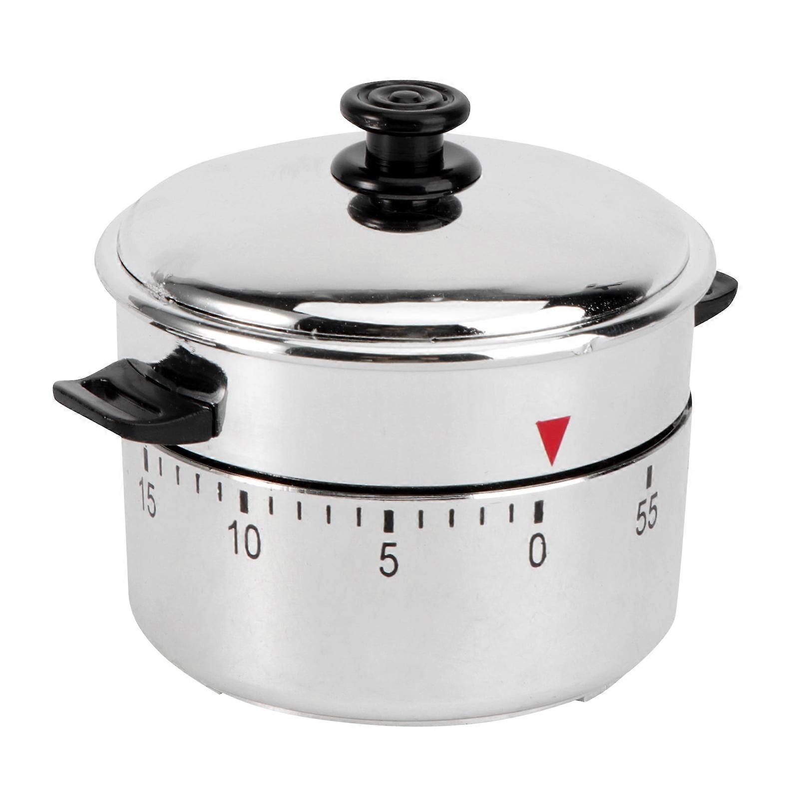 3 Pcs Mechanical Timer Clocks Reminder 60 Minute Pot Shaped Kitchen Practical Student