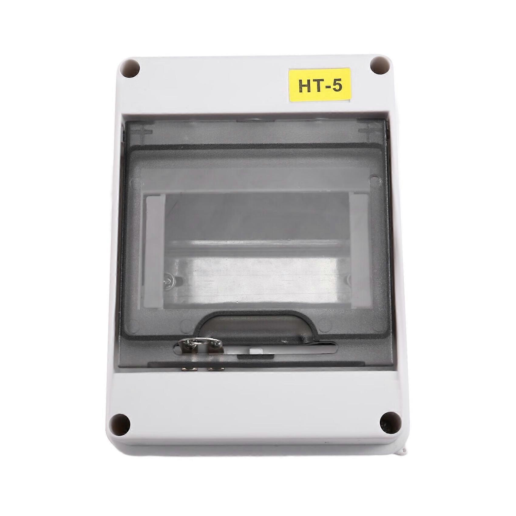 HT Series Junction Box 5WAY IP65 Waterproof Distribution Box Outdoor Plastic Electrical with Lock for Circuit Breaker