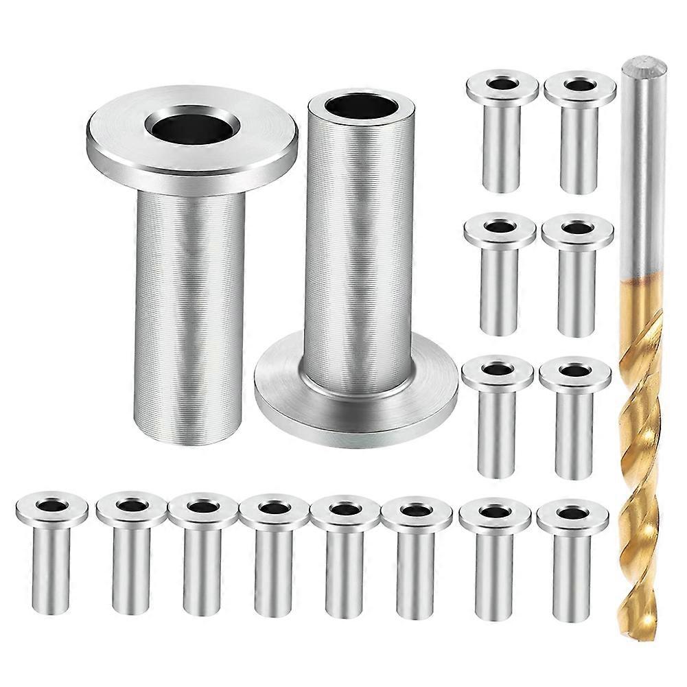 Rustfrit stål Protector Sleeves til 1/8 tommer wire Rope Cable Railing