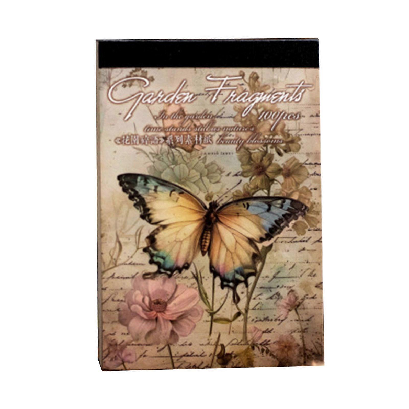 100 Sheets Artistic Scrapbook Paper Journal Background Paper For Scrapbooking Card Making Memory Book Embellishment Multicolor