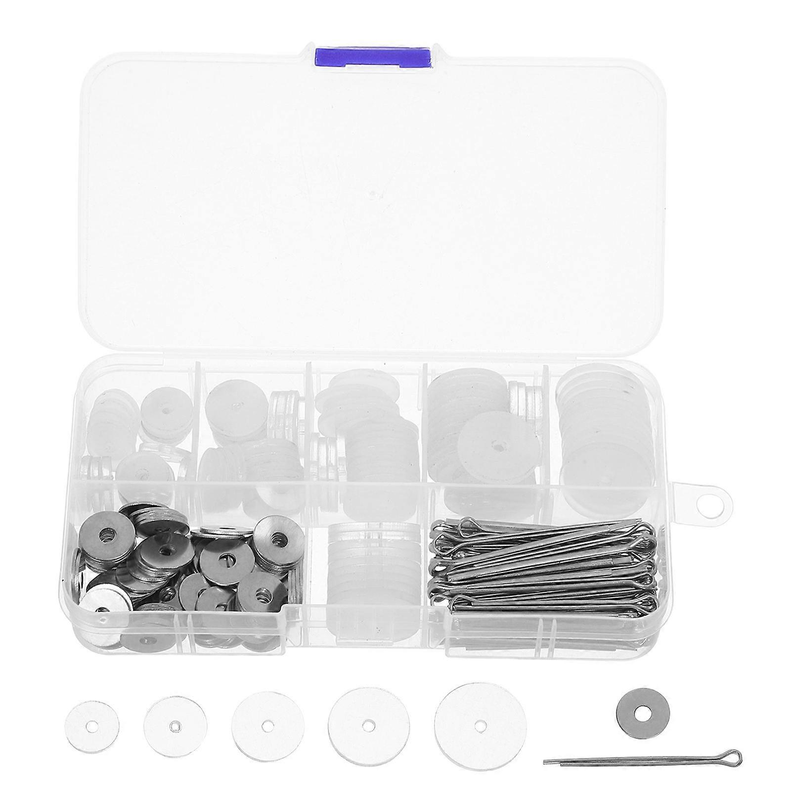 Doll Skeleton Joints Acrylic Flexible Rotatable Connectors 1 Box Set