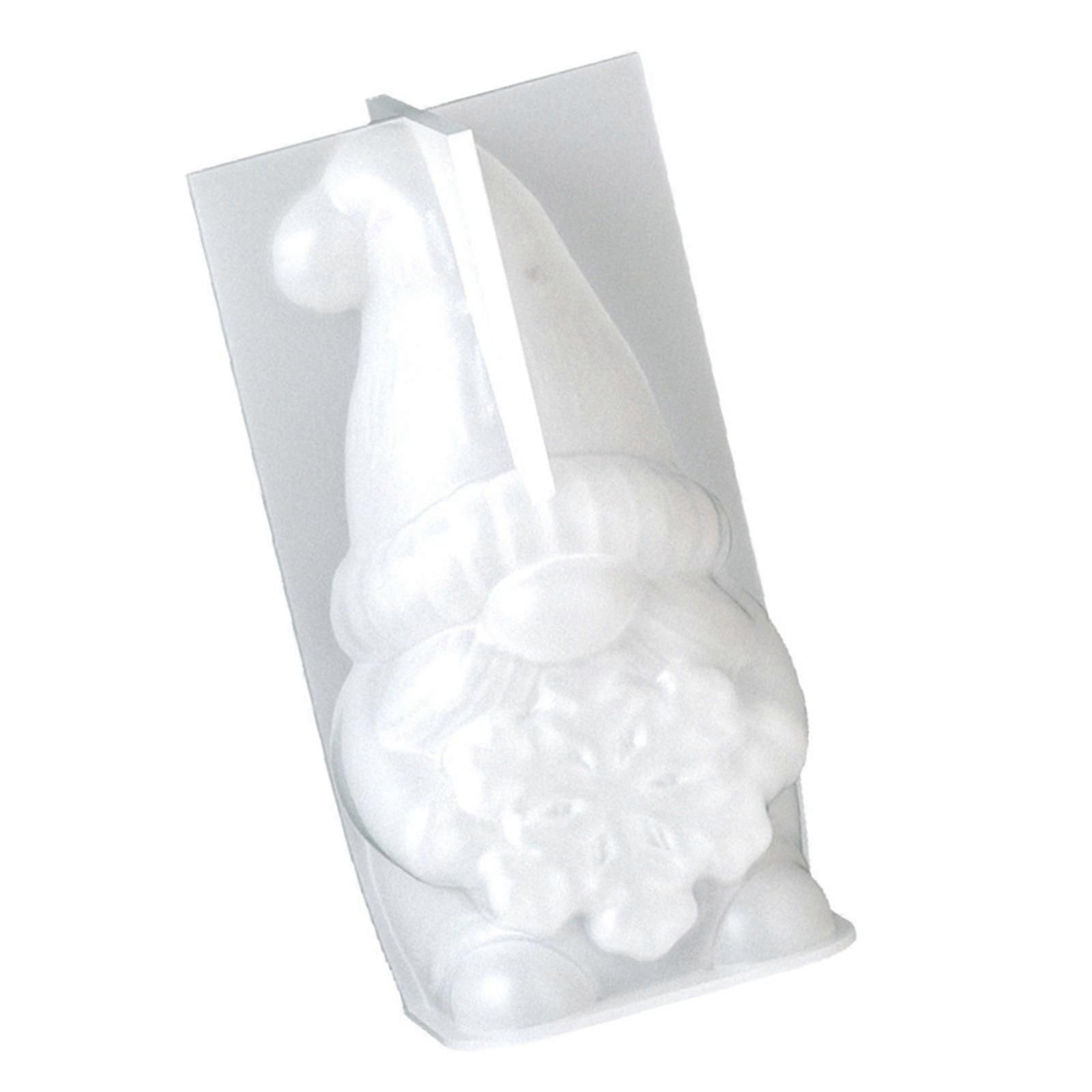 Reusable Silicone Candle Mould With Santa Snowflake Pine Tree Designs For Christmas Crafting Projects Multicolor