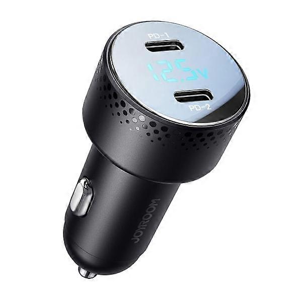 Joyroom 70W Dual Car Charger 2x USB-C with Digital Display