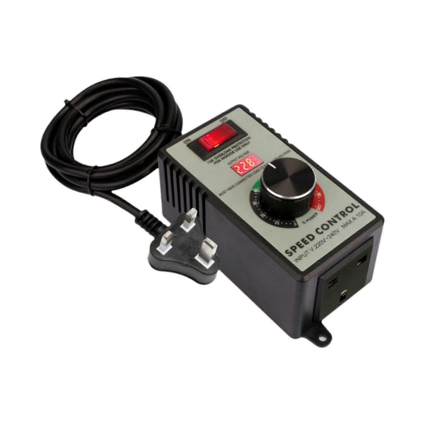 Speed Regulator Variable LED Display Speed Controller Motor Speed Controller