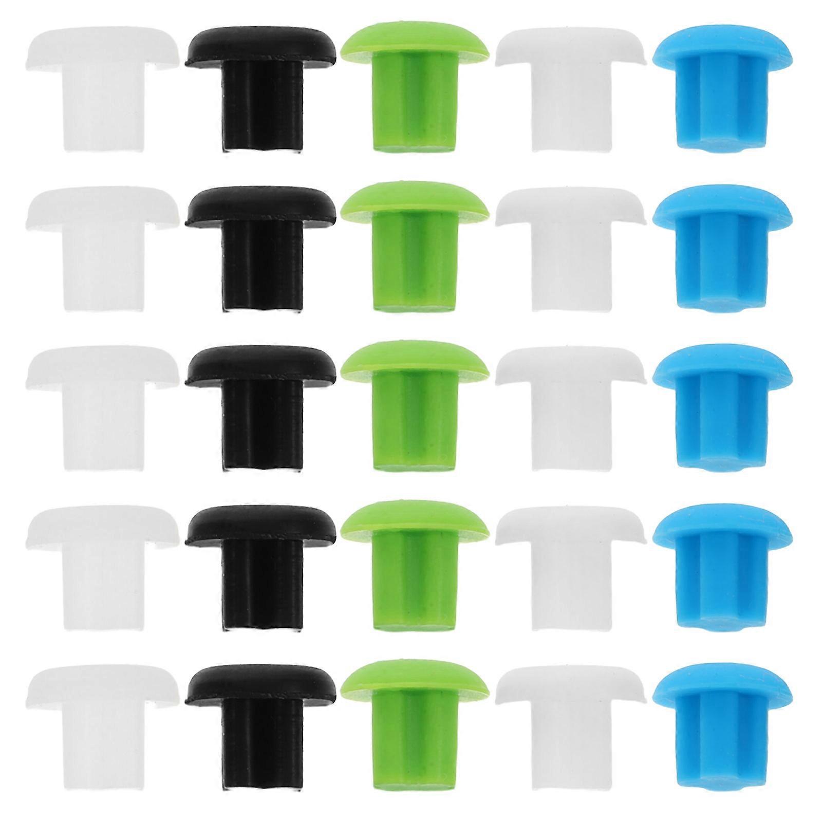 Audio Port Dust Plugs Silicone Headphone Jack Protector for 50Pcs Pack