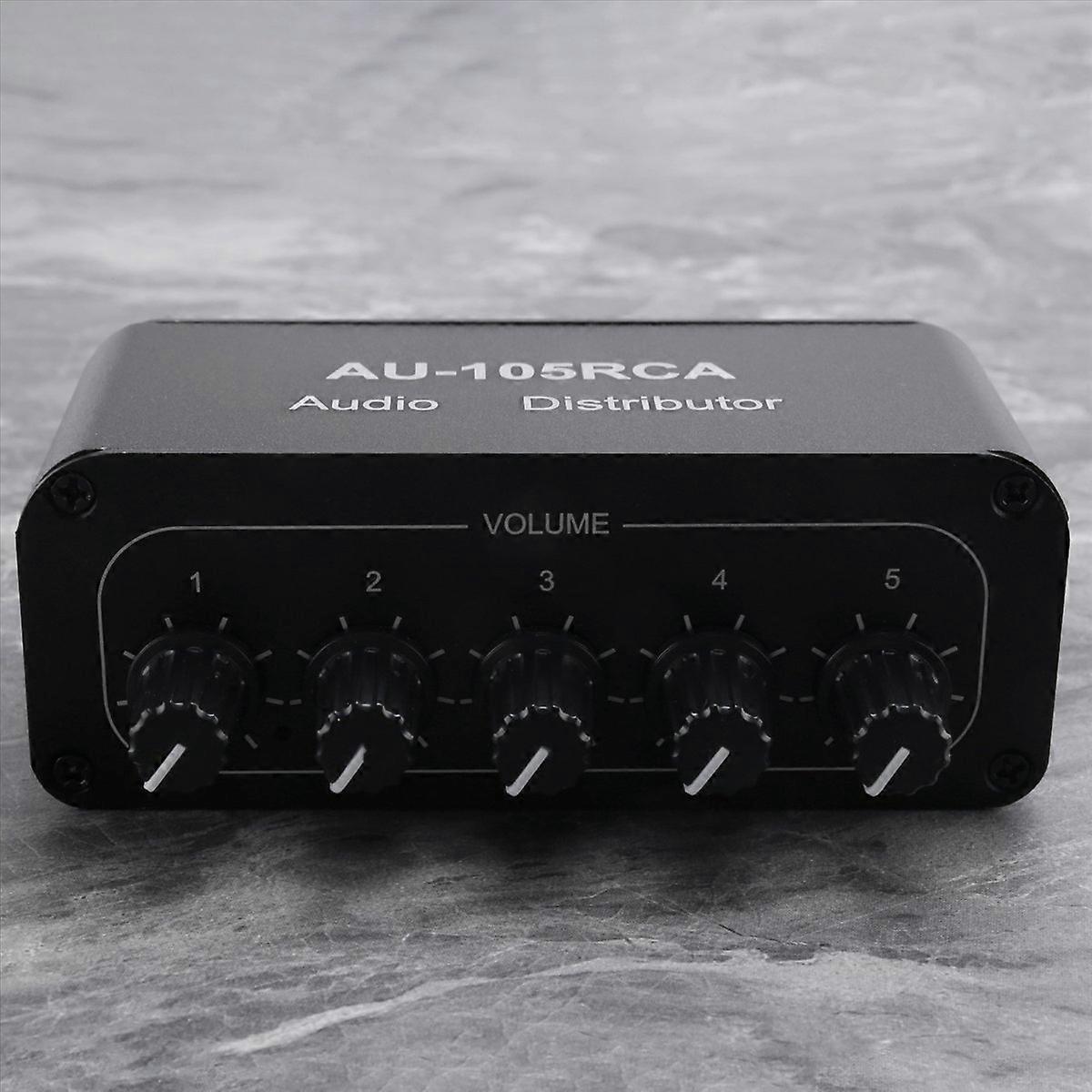 Stereo Audio Mixer Multi-Channel Interface for Power Amplifiers