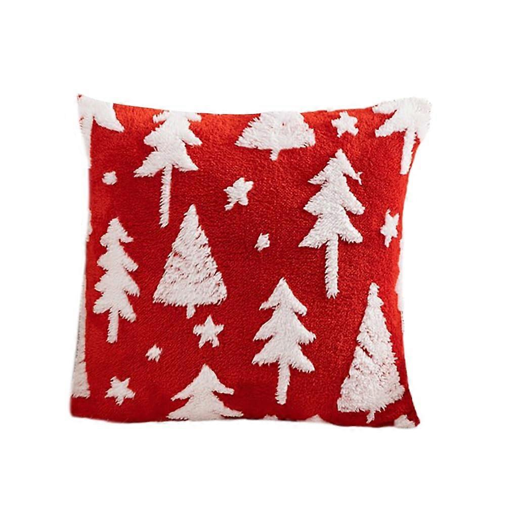 Christmas Pillow Covers with Snowflake Design, Soft Durable Cushion Case for Festive Home Decor