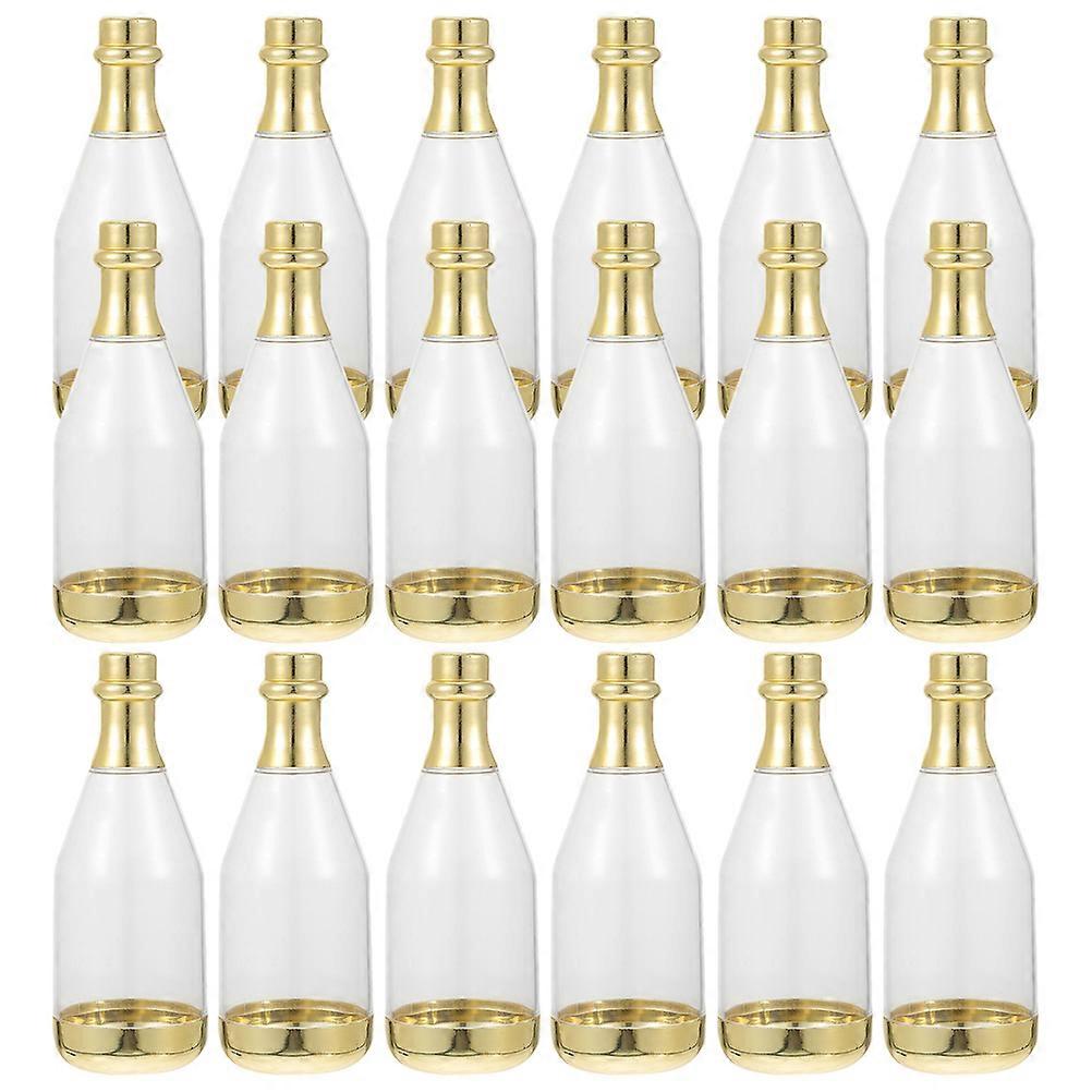 Golden Candy Packaging Box Bottle Containers for Packaging 30Pcs Wedding Gifts