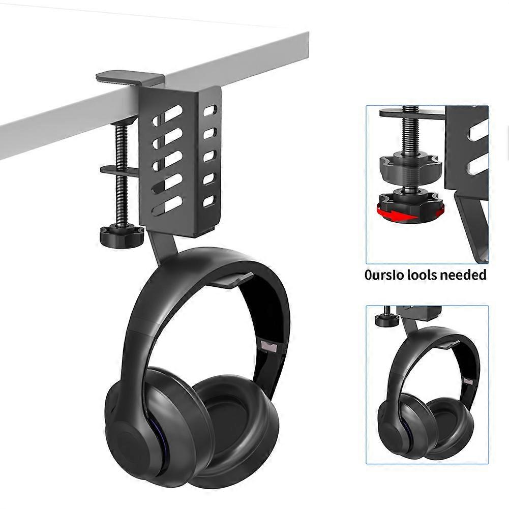 Multi-Functional Side Notebook Heat Dissipation Stand Desktop Computer Tablet Universal Storage Rack No Drilling Black