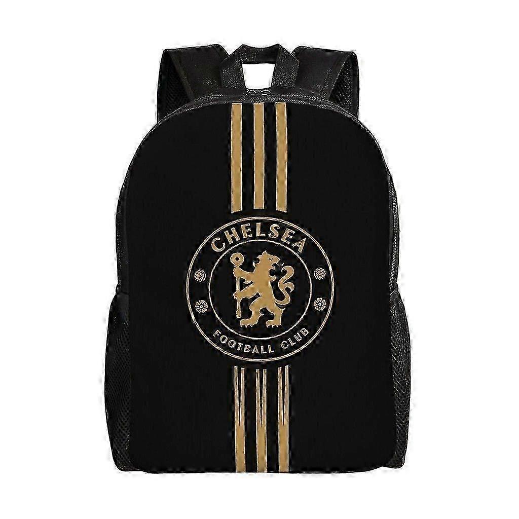 チェルシーフットボールクラブカジュアルポータブル大容量メンズバックパック、中学生バッグ-hjka5360