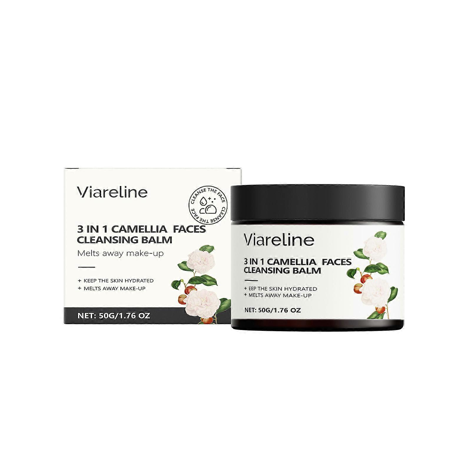 Viareline Camellia Makeup Remover, Gentle, Clean, Emulsifying, Refreshing, Translucent And Non-Greasy
