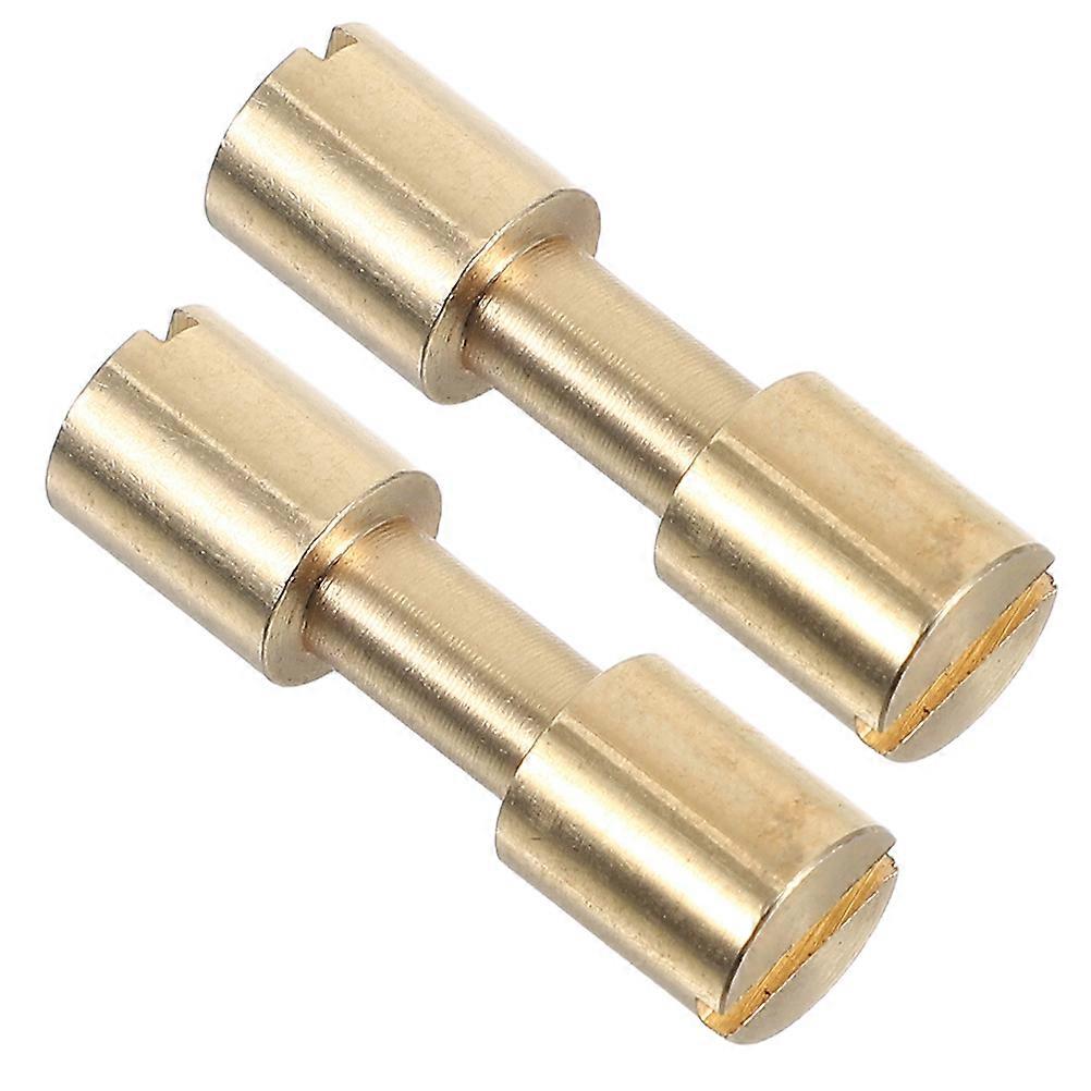 Handle Rivet Replacement for Kitchen Use 2Pcs Golden Screw Set