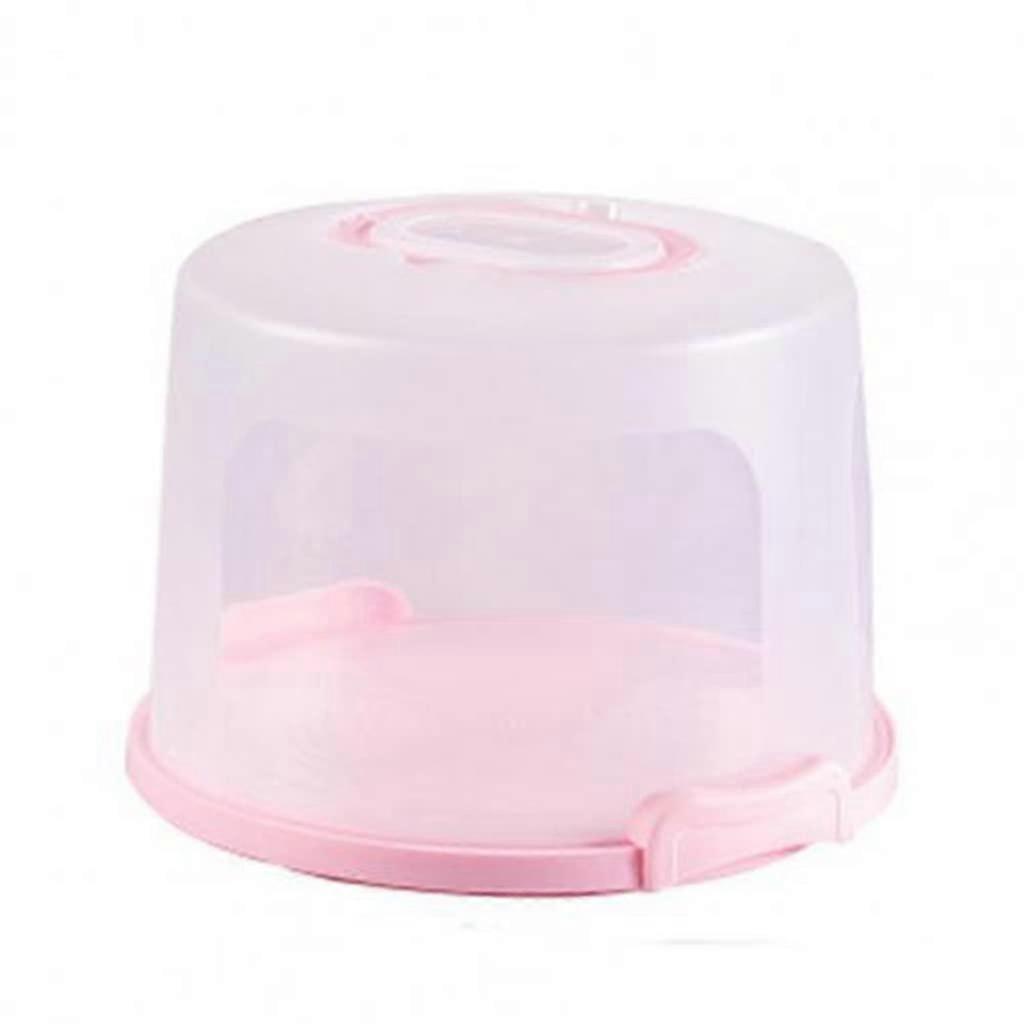 Cake Carrier with Lid, Waterproof Cake Storage Box, Secure Buckle Lock, 6/8/10 Inch